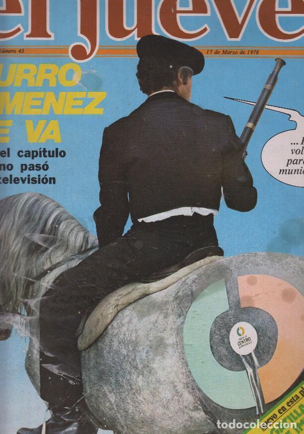 Postales: EL JUEVES numero 43 - CURRO JIMENEZ SE VA - Varios
