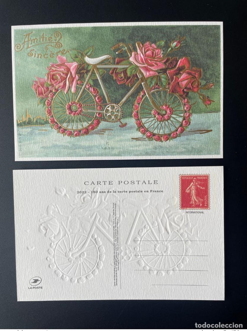 Postcards: Francia 2022 tarjeta postal de 150 a&ntilde;os sal&oacute;n completo Par&iacute;s Philex Sower Cameo Roty