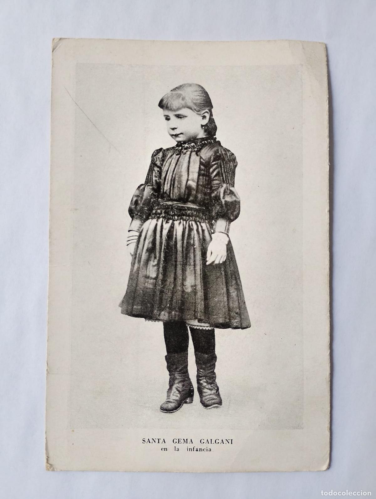 Postales: Tarjeta Postal. Santa Gema Galgani en la Infancia. MCGA 1040-S