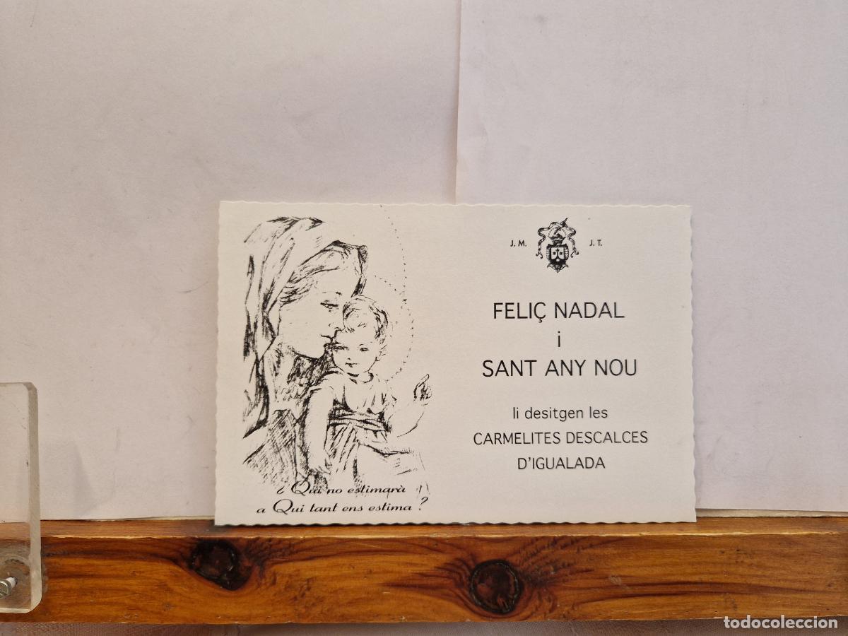 Postales: BONITA POSTAL CIRCULADA. FELI&Ccedil; NADAL I SANT ANY NOU. CARMELITAS DESCALCES D'IGUALADA