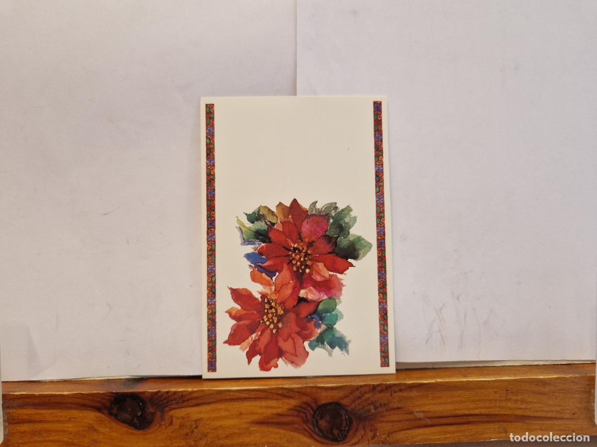 Postales: BONITA POSTAL CIRCULADA. ROSAS DE NAVIDAD.