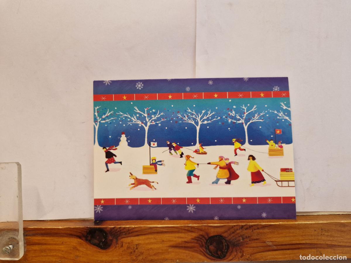 Postales: BONITA POSTAL CIRCULADA. DIPTICA. NAVIDAD FELIZ.