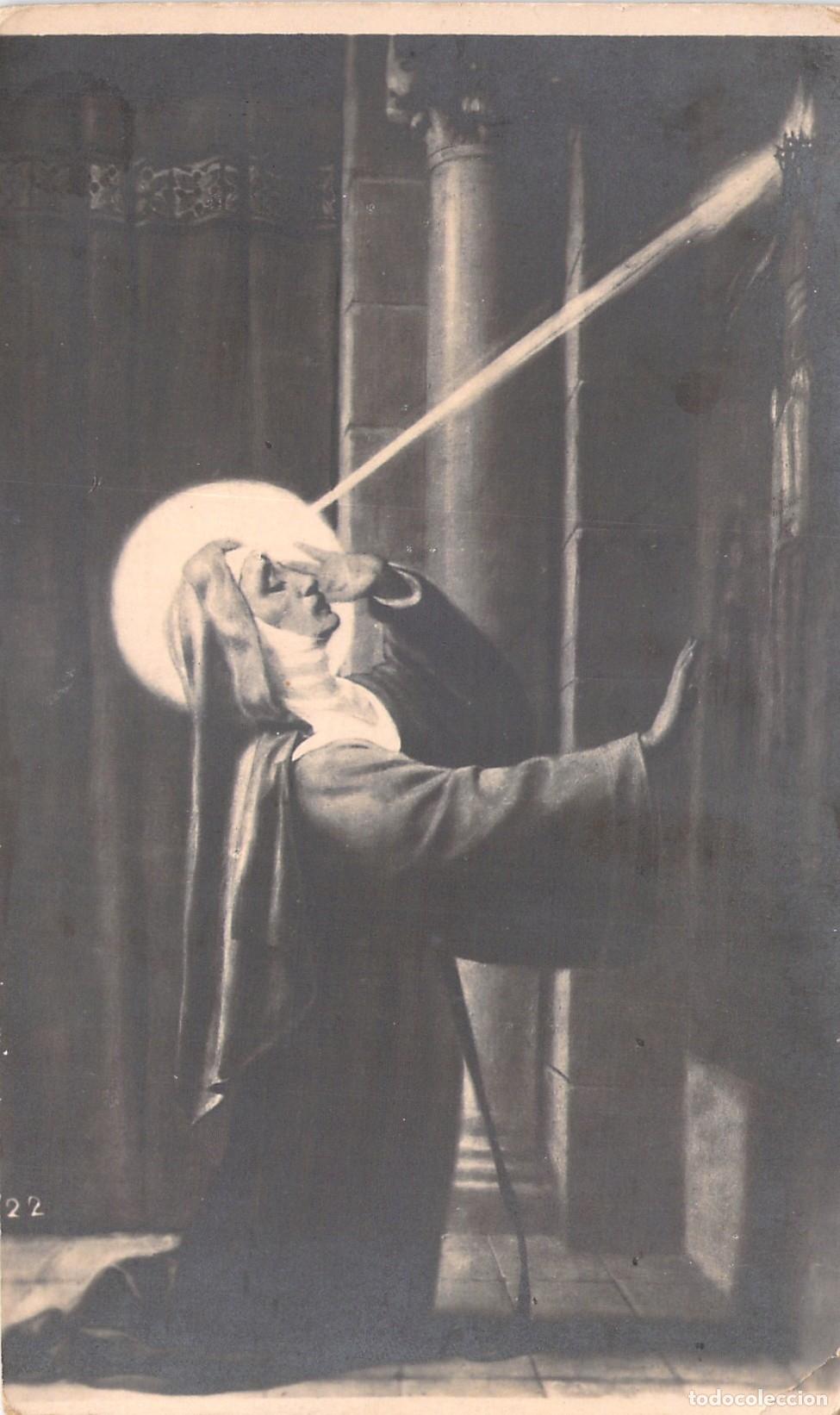 Postales: Postal de Santa Teresa en &eacute;xtasis arte religioso
