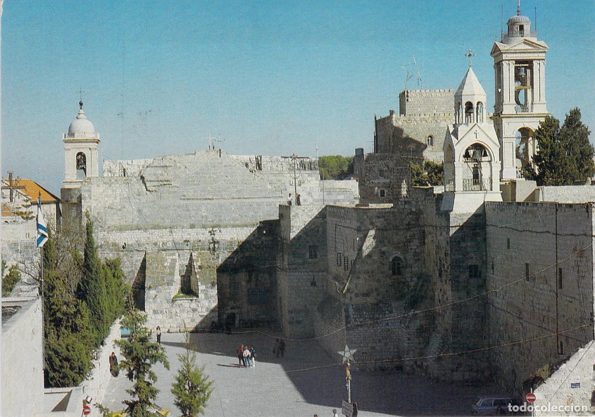 Postales: Postal de la Iglesia de la Natividad en Bel&eacute;n