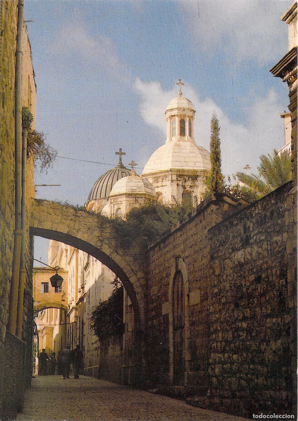 Postales: Postal de la Iglesia de la Flagelaci&oacute;n en la Ciudad Vieja de Jerusal&eacute;n