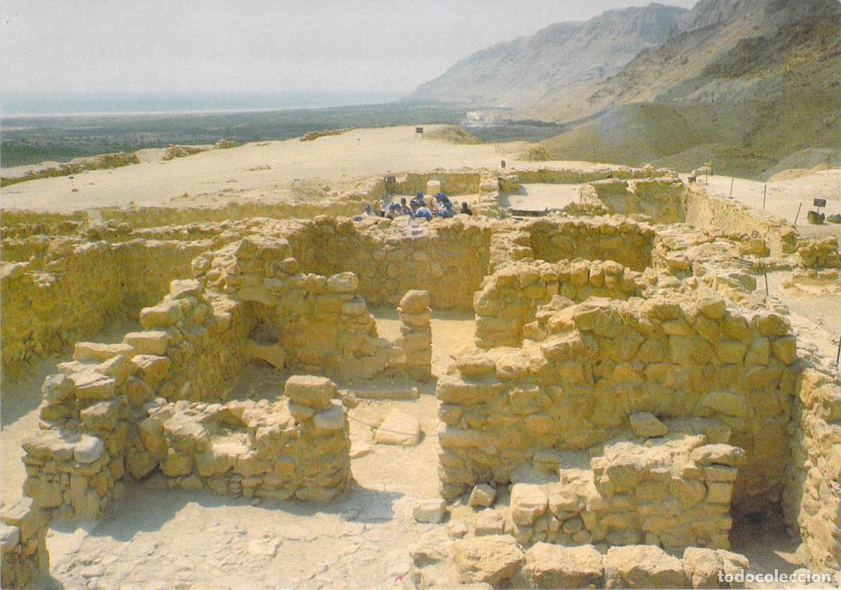Postales: Postal de las ruinas arqueol&oacute;gicas de Qumran