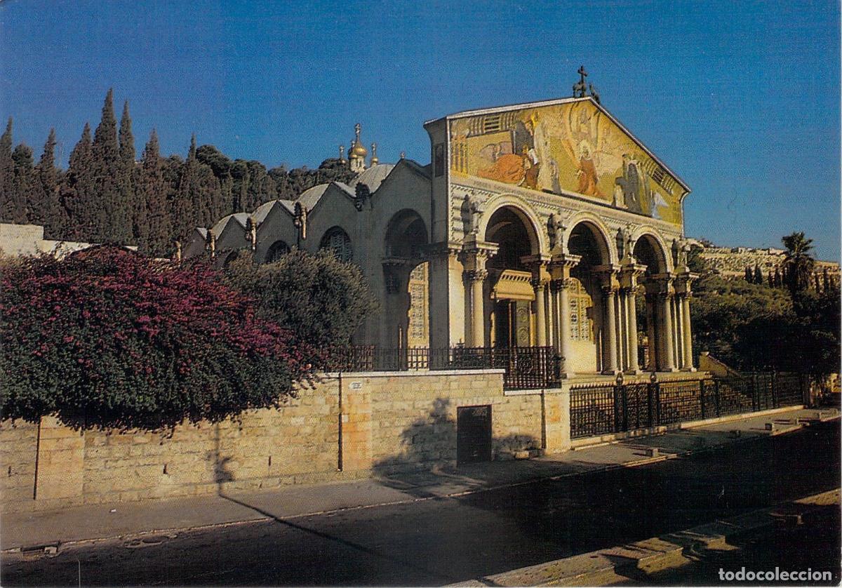 Postales: Postal de la Iglesia de todas las Naciones en el Huerto de Getseman&iacute;, Jerusal&eacute;n