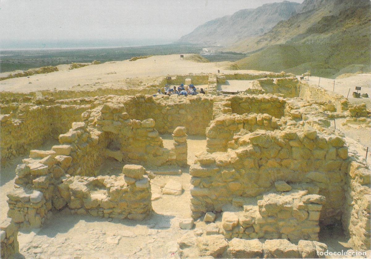 Postales: Postal de las antiguas ruinas arqueol&oacute;gicas de Qumran