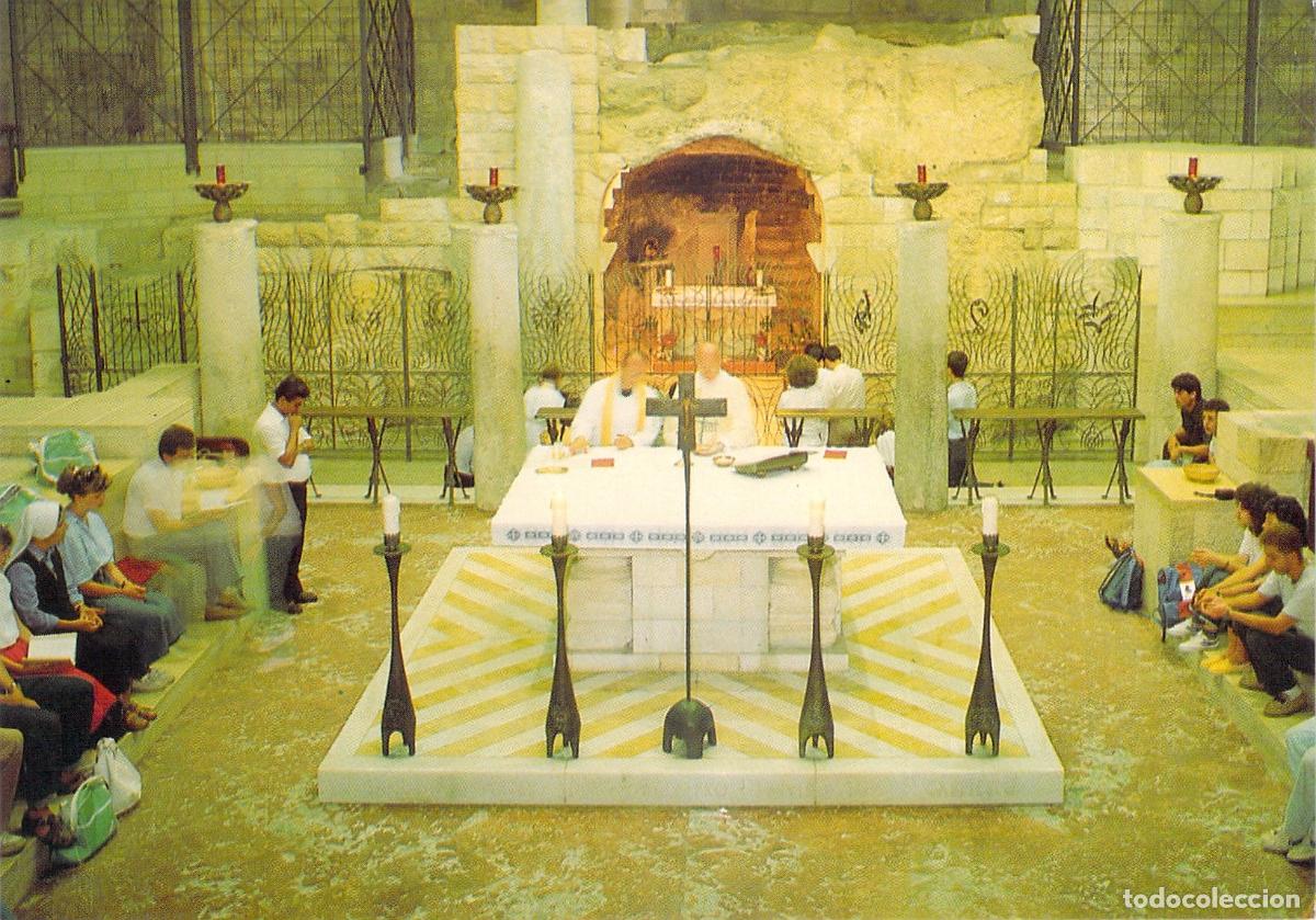 Postales: Postal de la Gruta de la Anunciaci&oacute;n en Nazaret