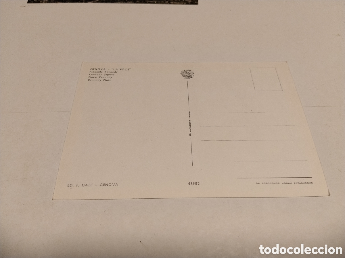 Postales: Postal G&eacute;nova &rdquo;La Foce&rdquo; - Foto 2