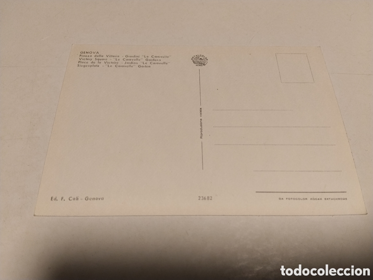 Postales: Postal G&eacute;nova , Piazza Della Vittoria - Foto 2