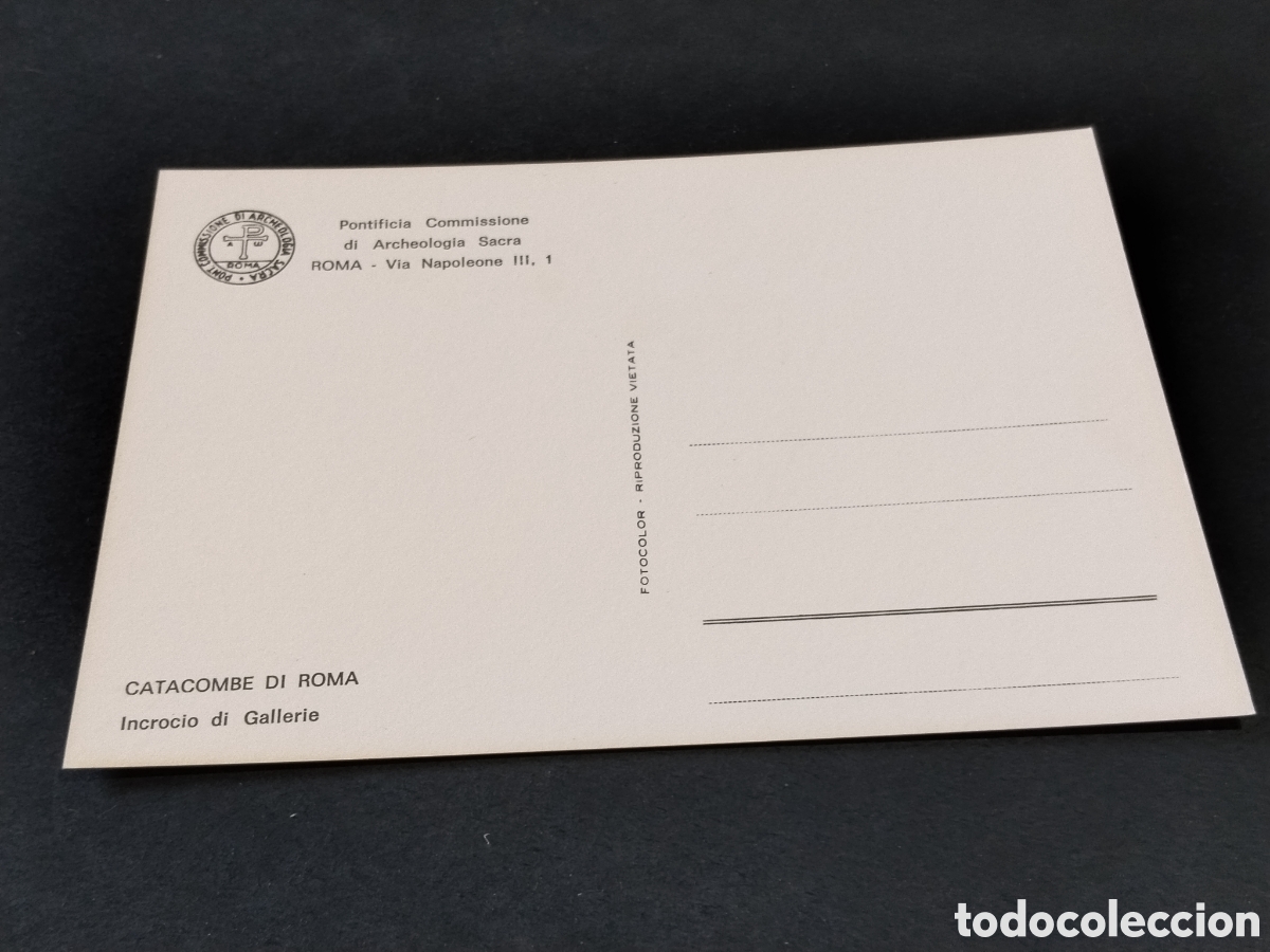 Postales: Postal Catacombe di Roma - Foto 2