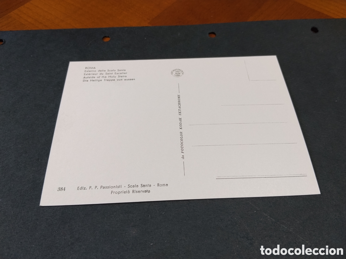 Postales: Postal Roma , Esterno Della Scala Santa - Foto 2