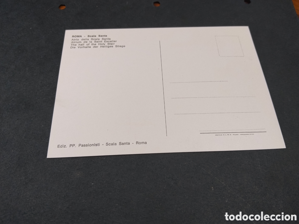 Postales: Postal Roma -Scala Santa - Foto 2