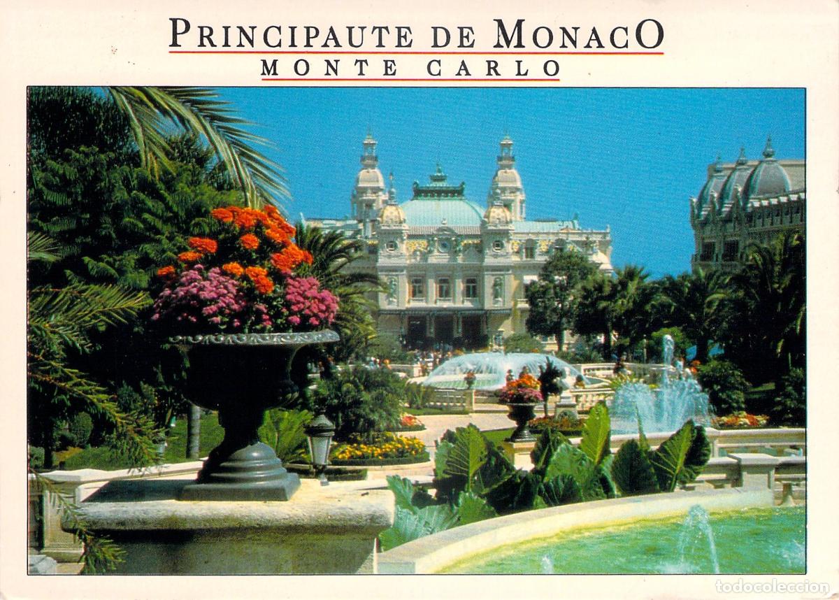 Postales: Postal del Casino de Montecarlo M&oacute;naco