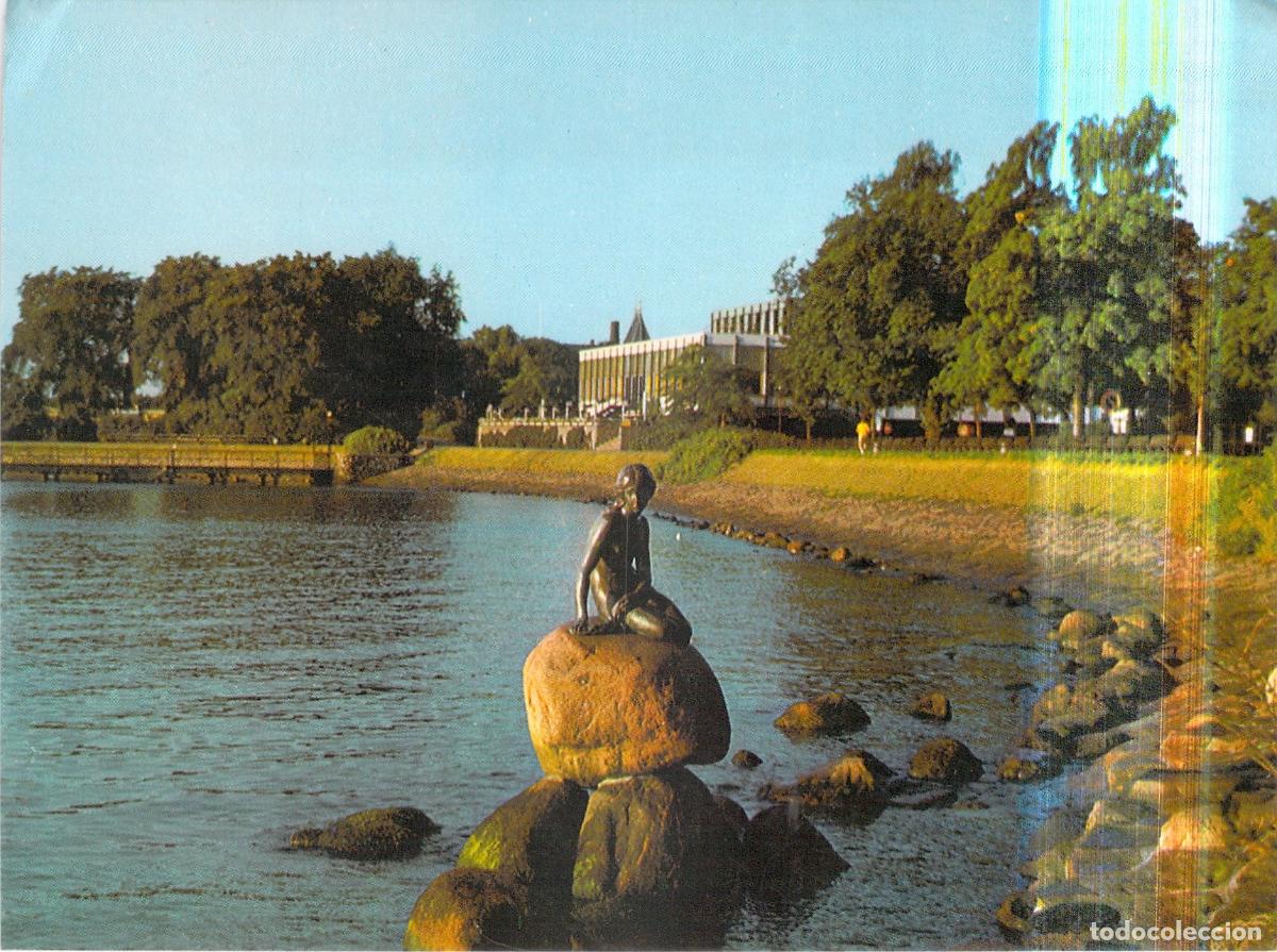 Postales: Postal de La Sirenita en Copenhague Dinamarca