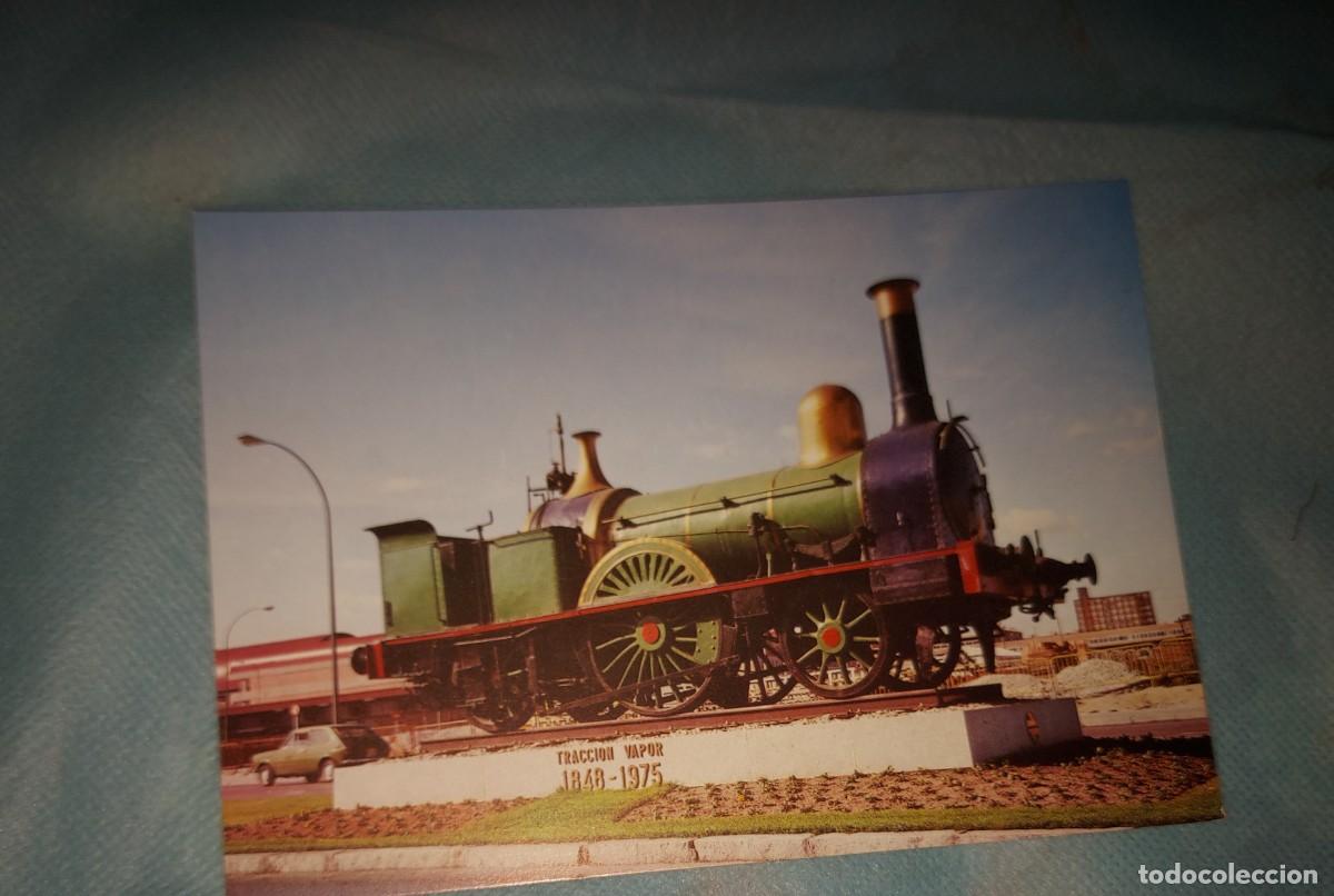 Postales: COLECCION RENFE, TARJETA POSTAL, PRIMERA LOCOMOTORA, A&Ntilde;OS 70