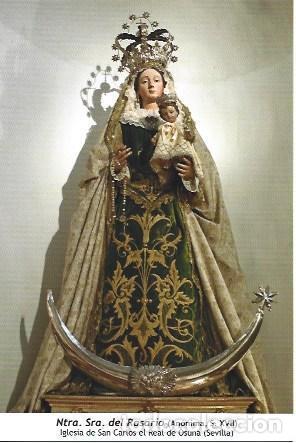 Postales: POSTAL A1426: Nuestra Se&ntilde;ora del Rosario de la iglesia de San Carlos el Real de Osuna