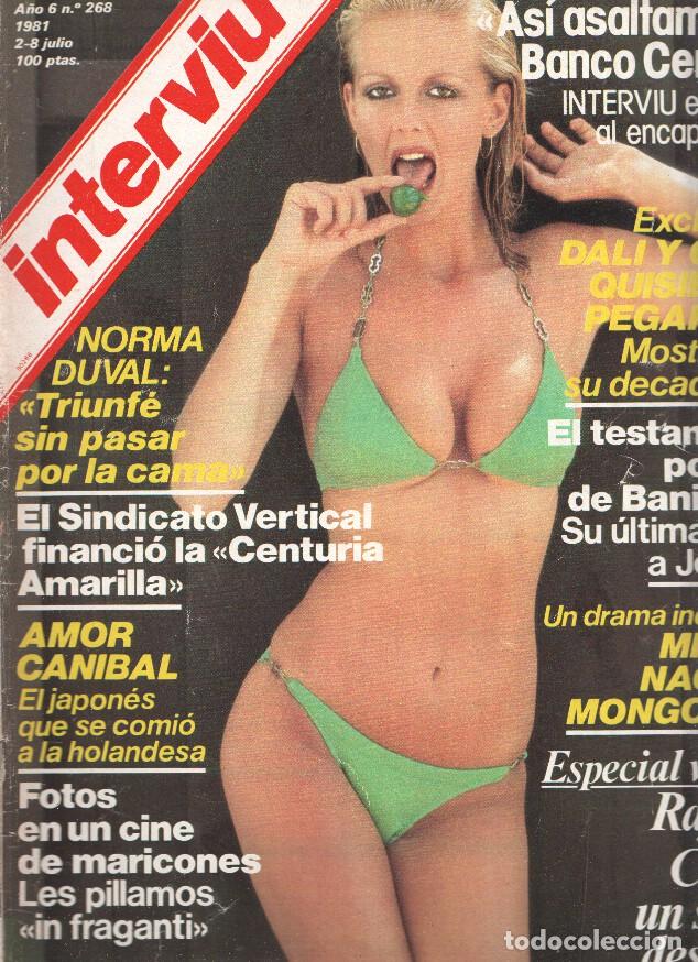 Postkarten: INTERVIU Volumen 0268: RAFAELA CARRA, (cubierta estropeada con cello lado lomo) - Varios