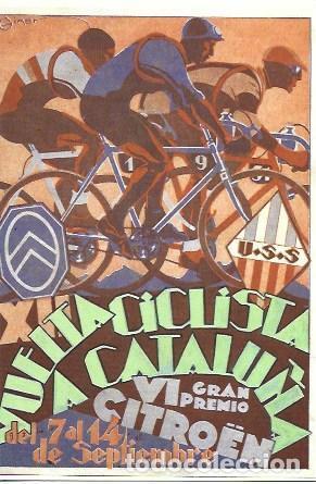 Postales: POSTAL A2395: XII Vuelta Ciclista a Catalunya. 1930