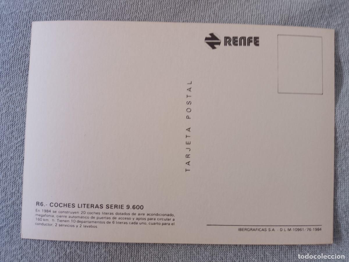 Postales: POSTAL COLECCI&Oacute;N RENFE - Foto 2