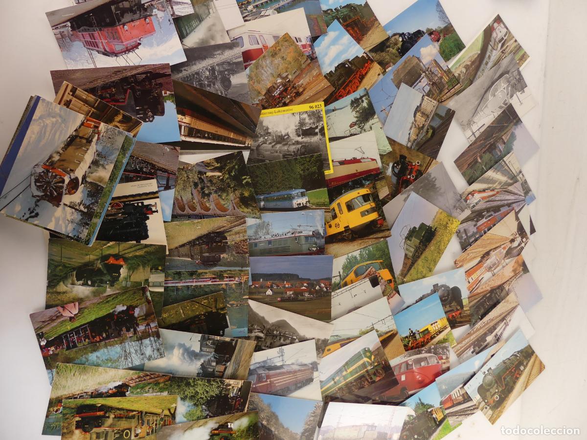 Cartoline: LOTE DE 115 TARJETAS POSTALES DE TRENES