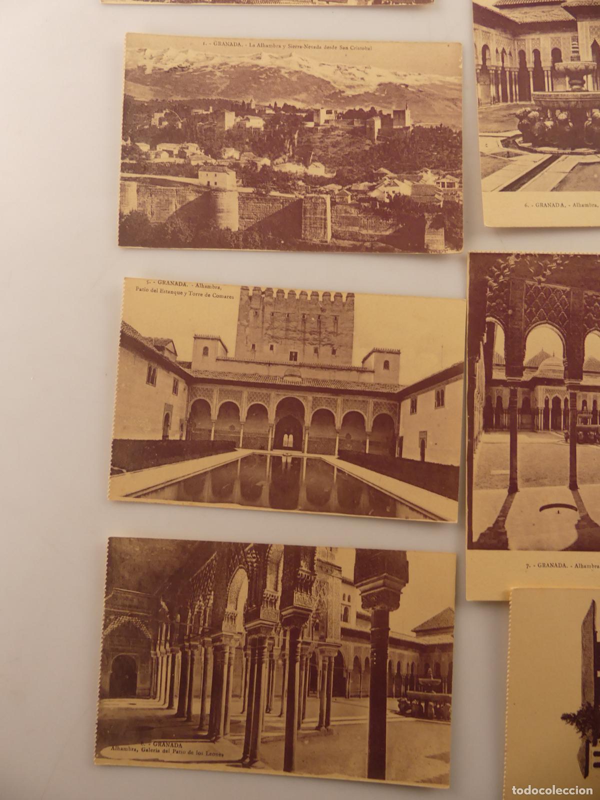 Postales: LOTE DE 12 TARJETAS POSTALES DE GRANADA -- REF: T2 - Foto 4