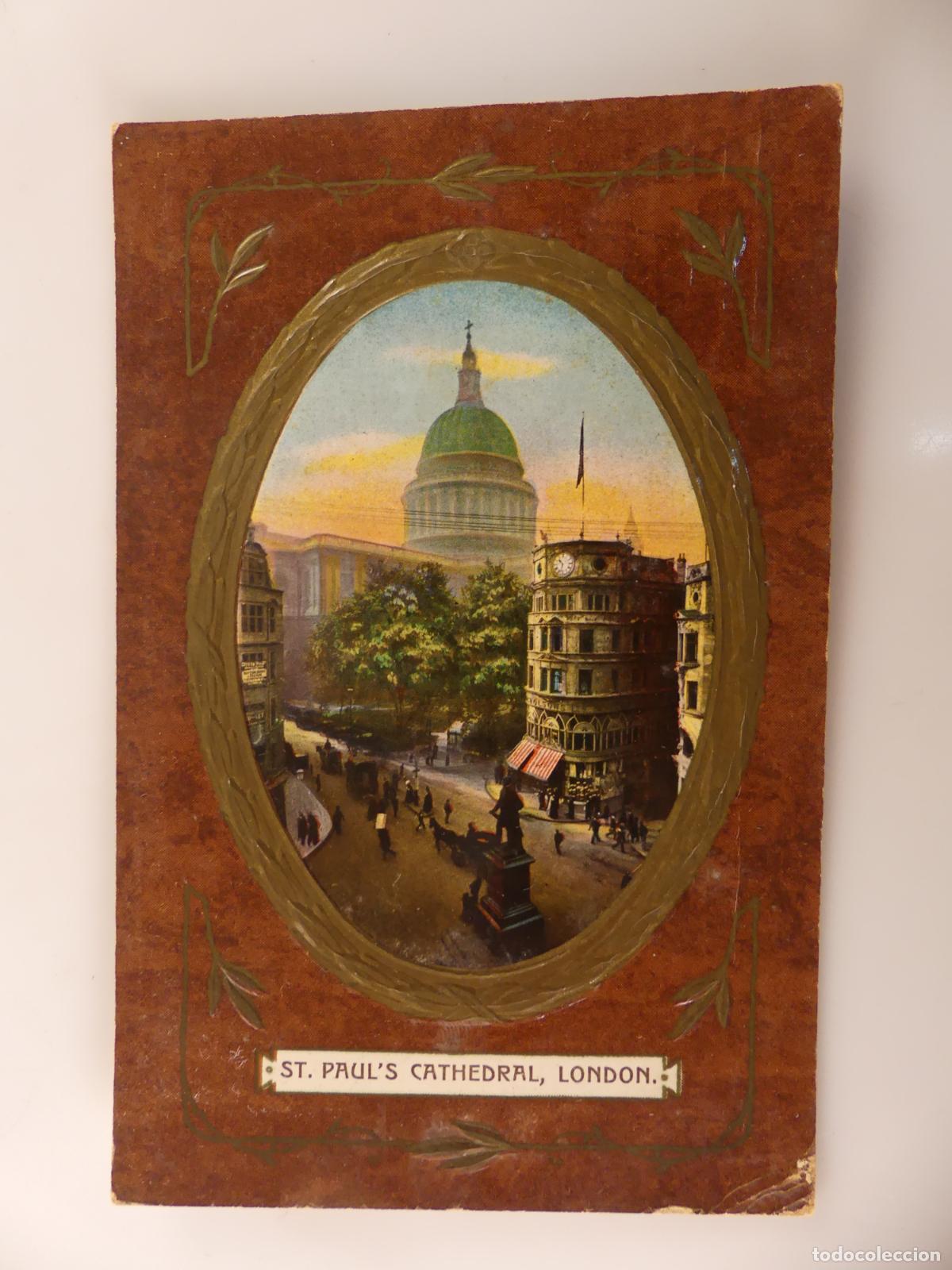 Cartoline: TARJETA POSTAL CATHEDRAL ST. PAUL'S LONDON -- REF:T11