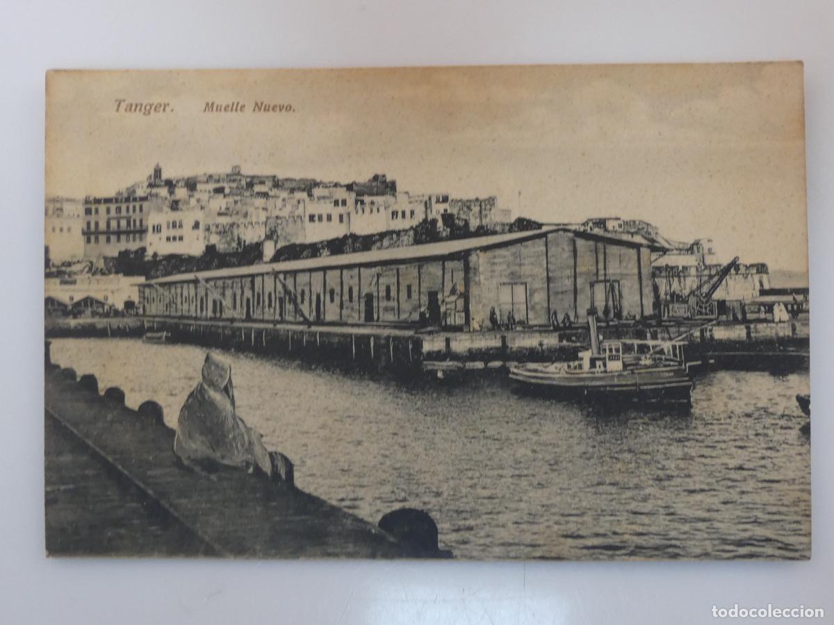 Cartoline: ANTIGUA TARJETA POSTAL - TANGER MUELLE NUEVO -- REF:T50