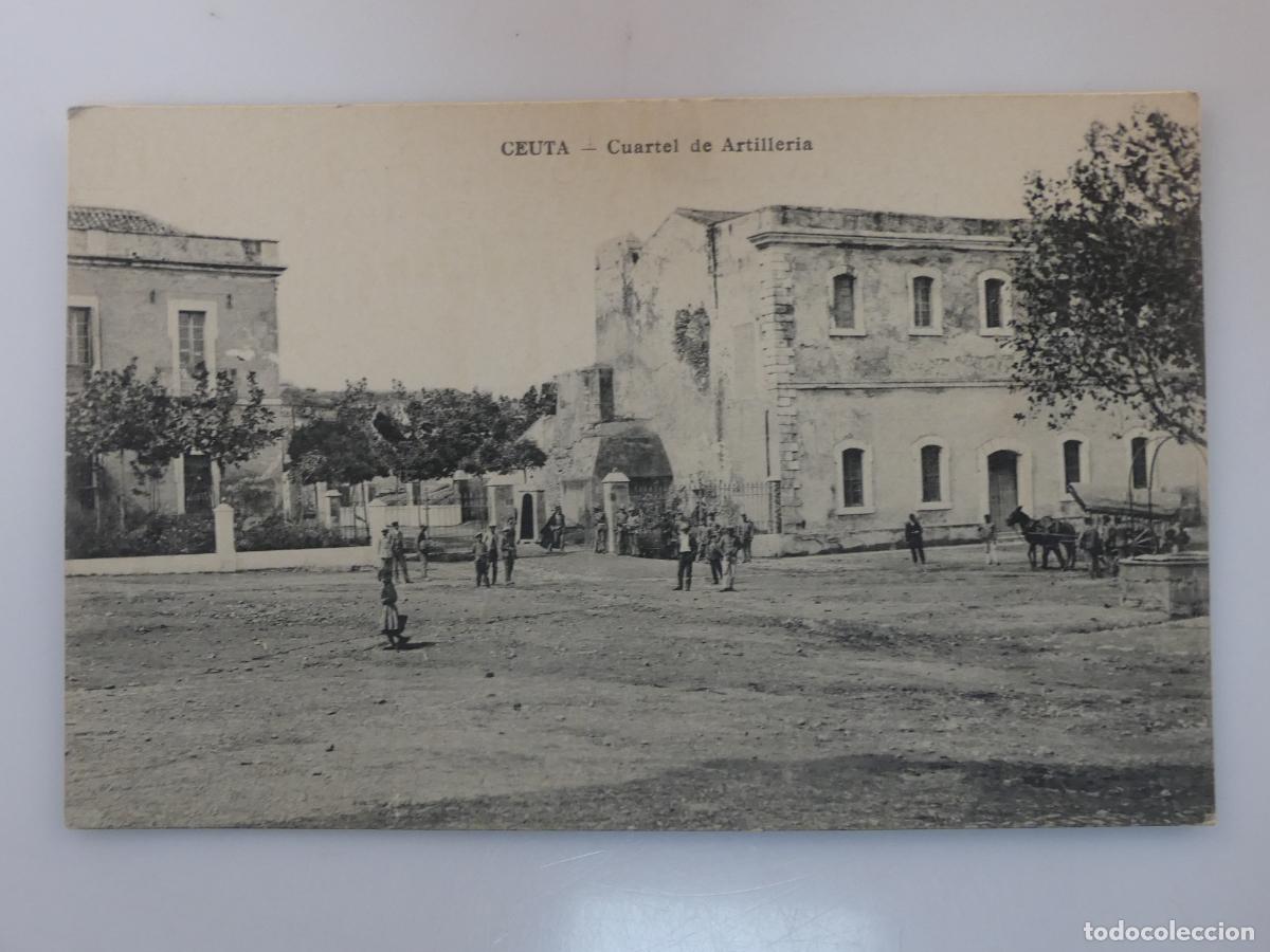 Cartes Postales: ANTIGUA TARJETA POSTAL - CEUTA CUARTEL DE ARTILLERIA -- REF:T47