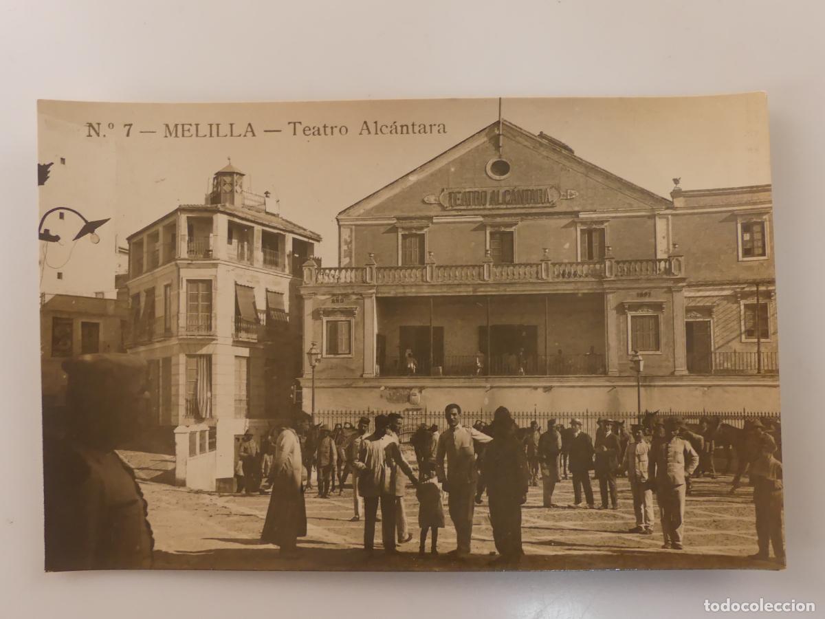 Cartoline: ANTIGUA TARJETA POSTAL - MELILLA TEATRO ALCANTARA -- REF:T58
