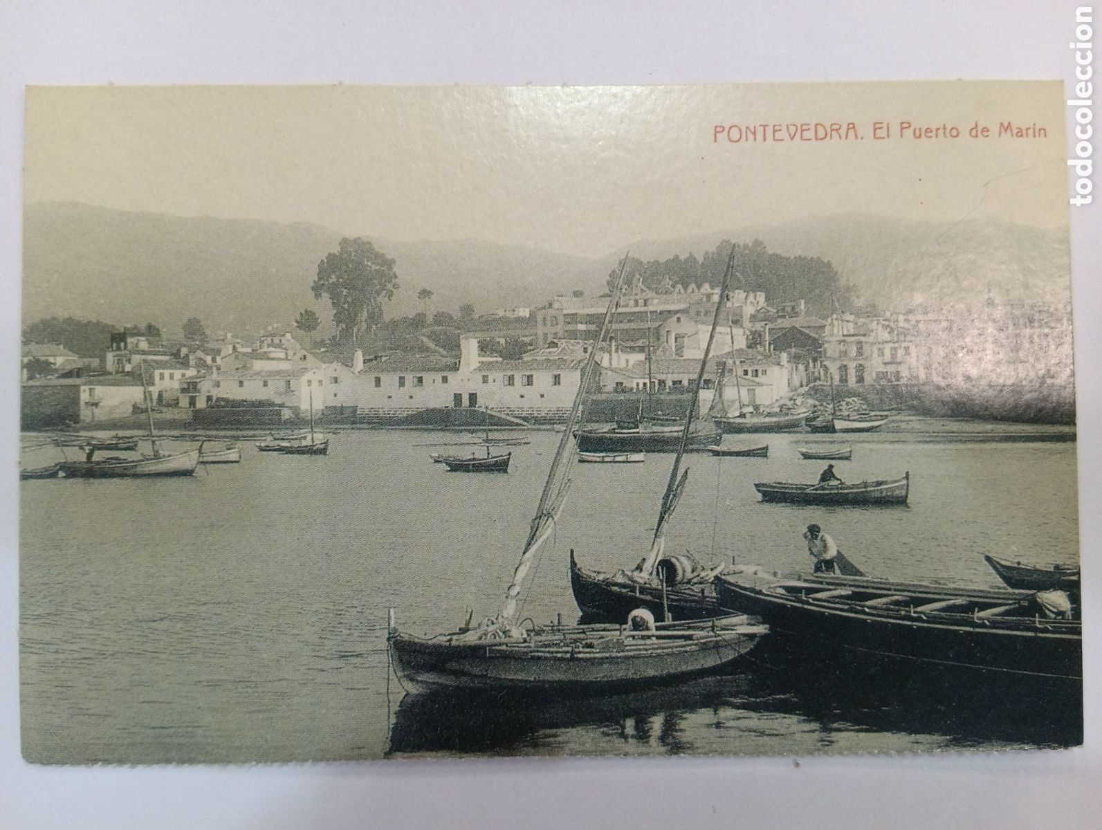 Postales: Tarjeta postal. El progreso. Pontevedra - El puerto de Marin