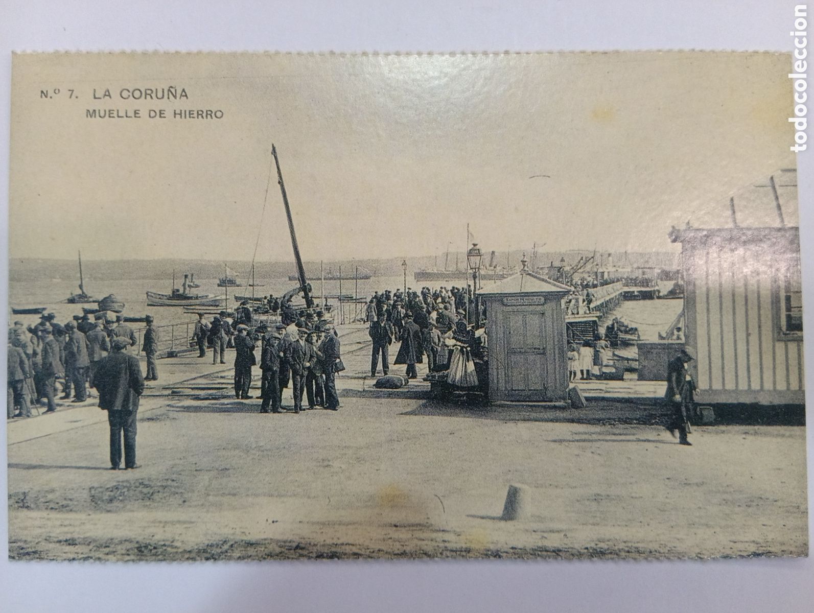 Postales: Tarjeta postal. El progreso. La Coru&ntilde;a - Muelle de hierro