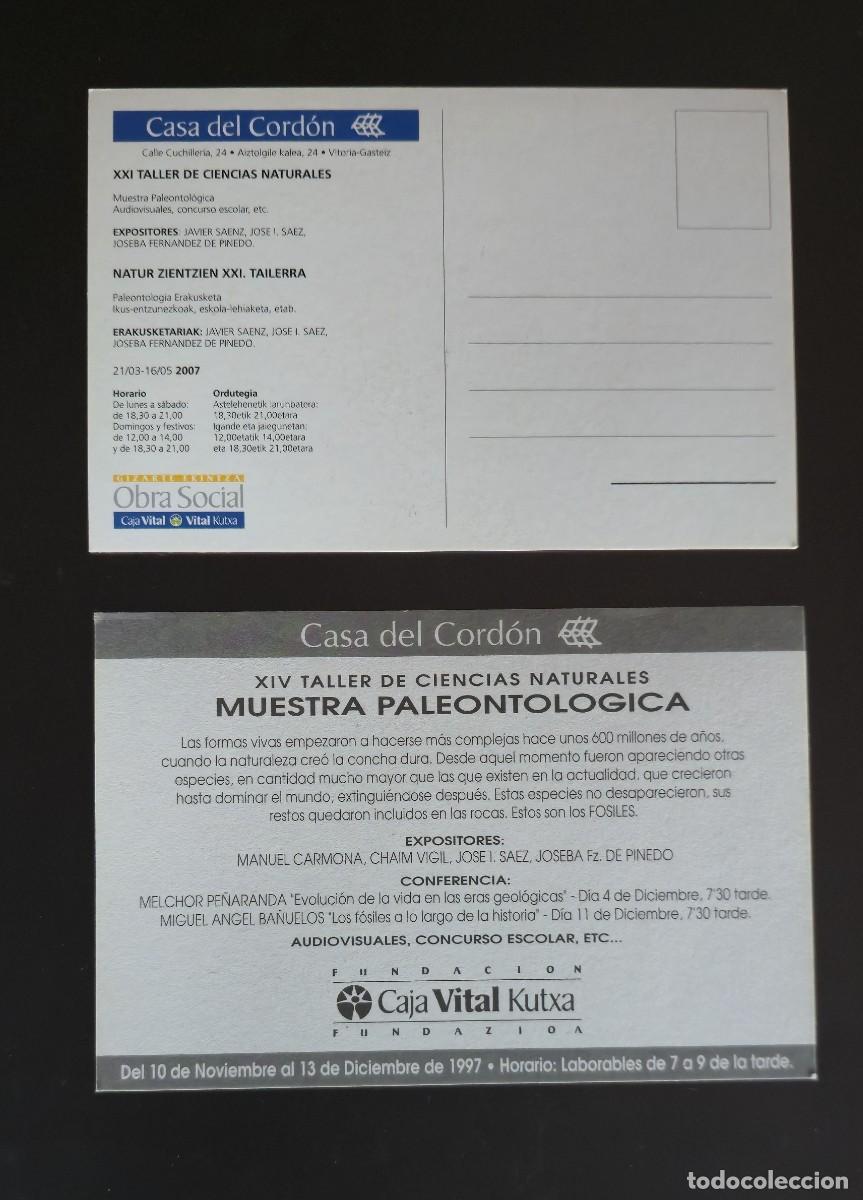 Postales: 2 POSTALES EXPOSICIONES CIENCIAS NATURALES - Foto 2