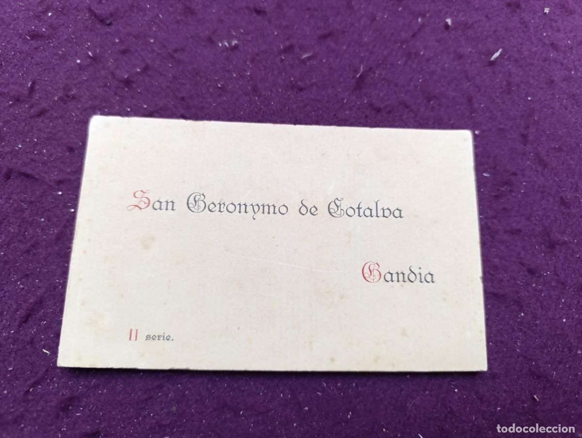 Postales: Libro con Postales, San Geronymo de Cotalba, Gand&iacute;a, II serie