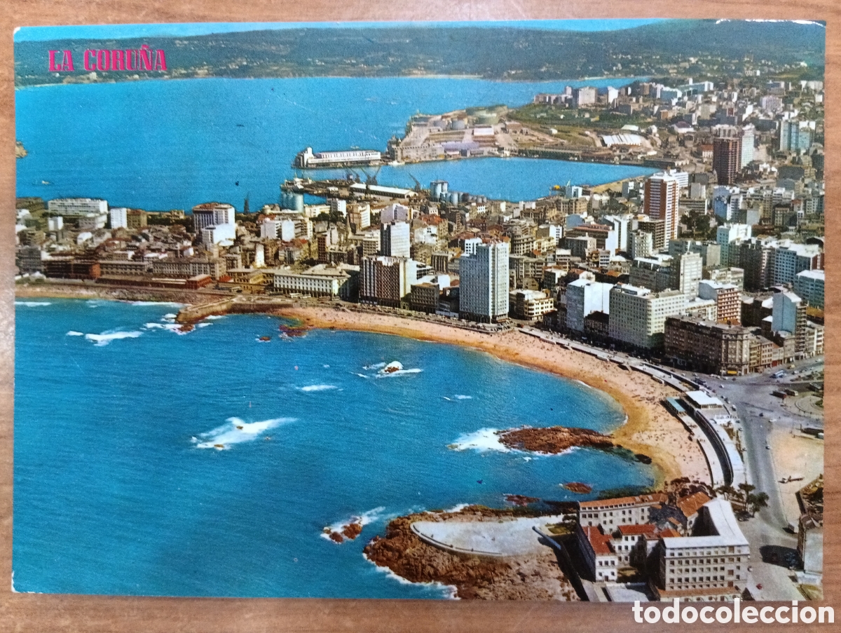 Postales: Postal de A Coru&ntilde;a vista a&eacute;rea 726 - Foto 1