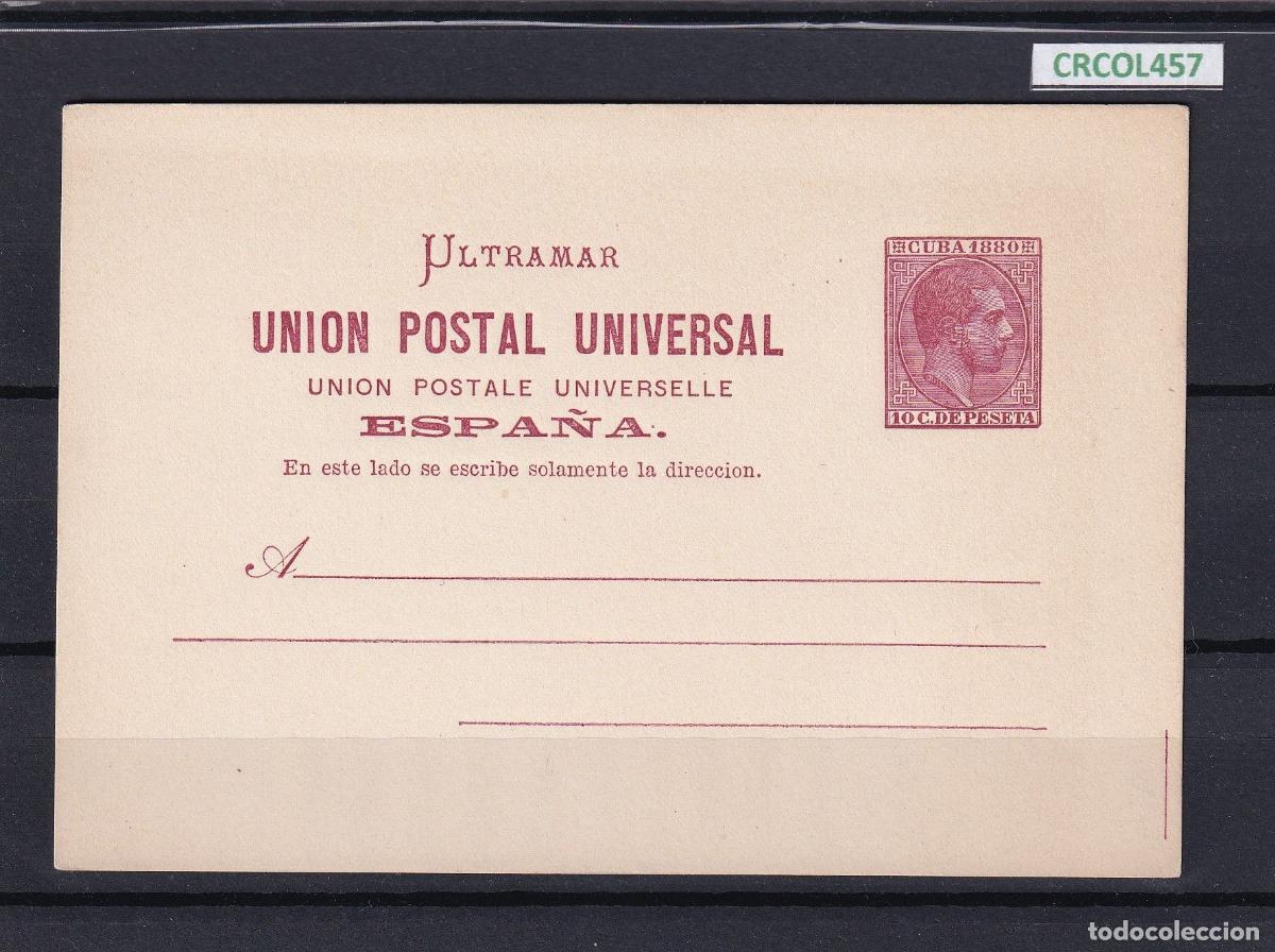 Postales: CRCOL457 ENTERO POSTAL CUBA N&ordm; 3 - Foto 1
