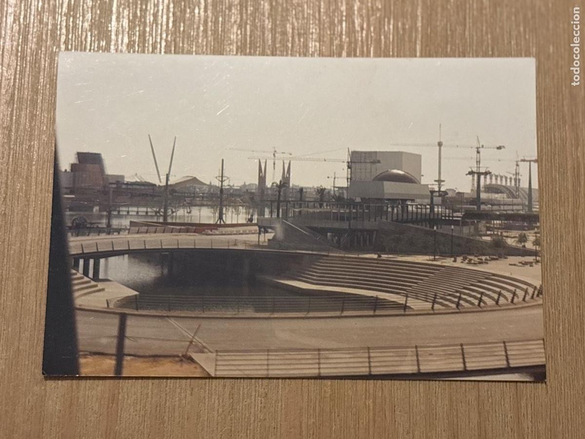 Postales: B2. (15) FOTOGRAF&Iacute;A ORIGINAL EXPO 92 SEVILLA CONSTRUCCI&Oacute;N