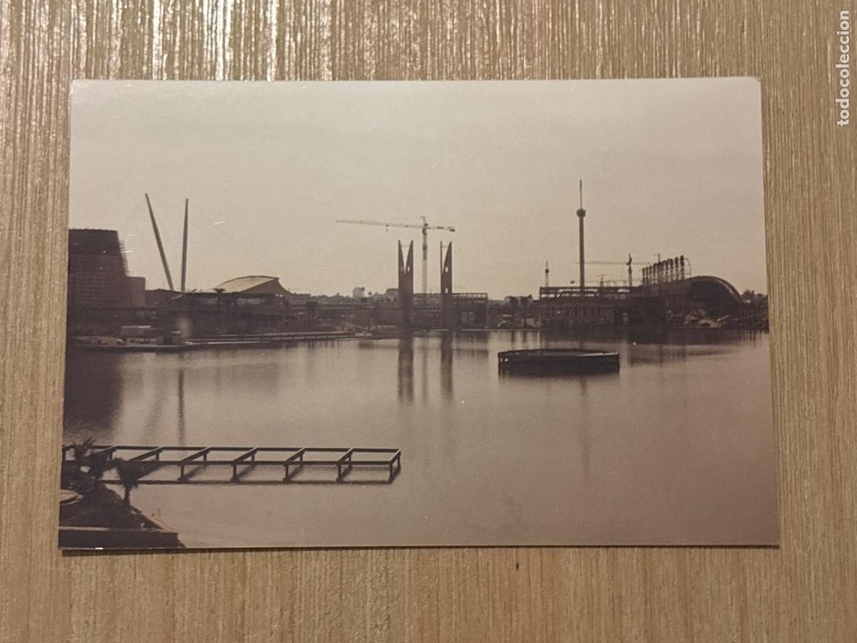 Postales: B2. (15) FOTOGRAF&Iacute;A ORIGINAL EXPO 92 SEVILLA CONSTRUCCI&Oacute;N