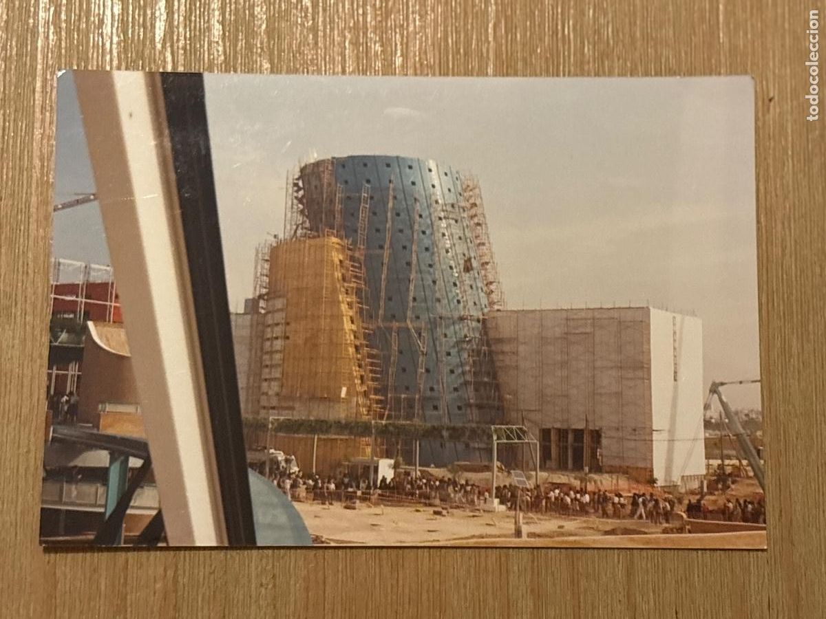 Postales: B2. (15) FOTOGRAF&Iacute;A ORIGINAL EXPO 92 SEVILLA CONSTRUCCI&Oacute;N
