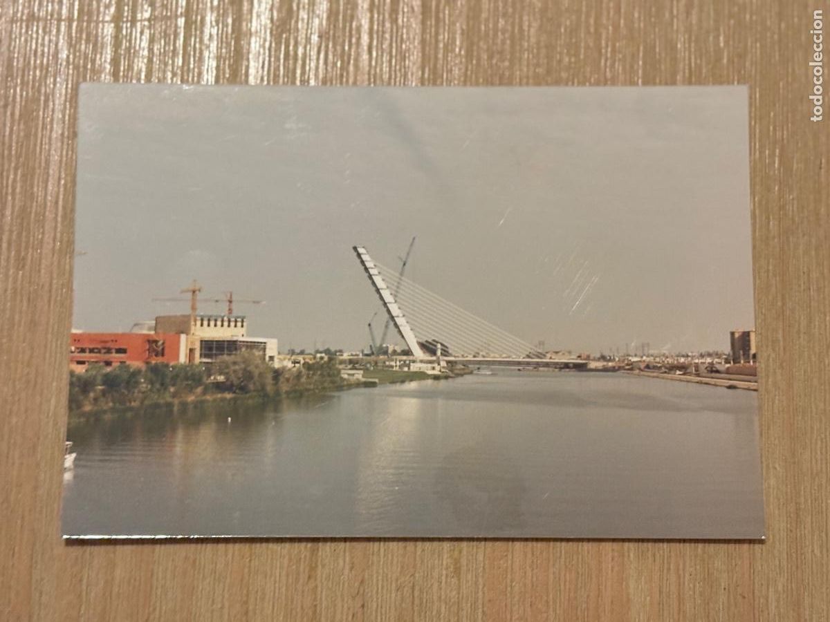 Postales: B2. (15) FOTOGRAF&Iacute;A ORIGINAL EXPO 92 SEVILLA CONSTRUCCI&Oacute;N