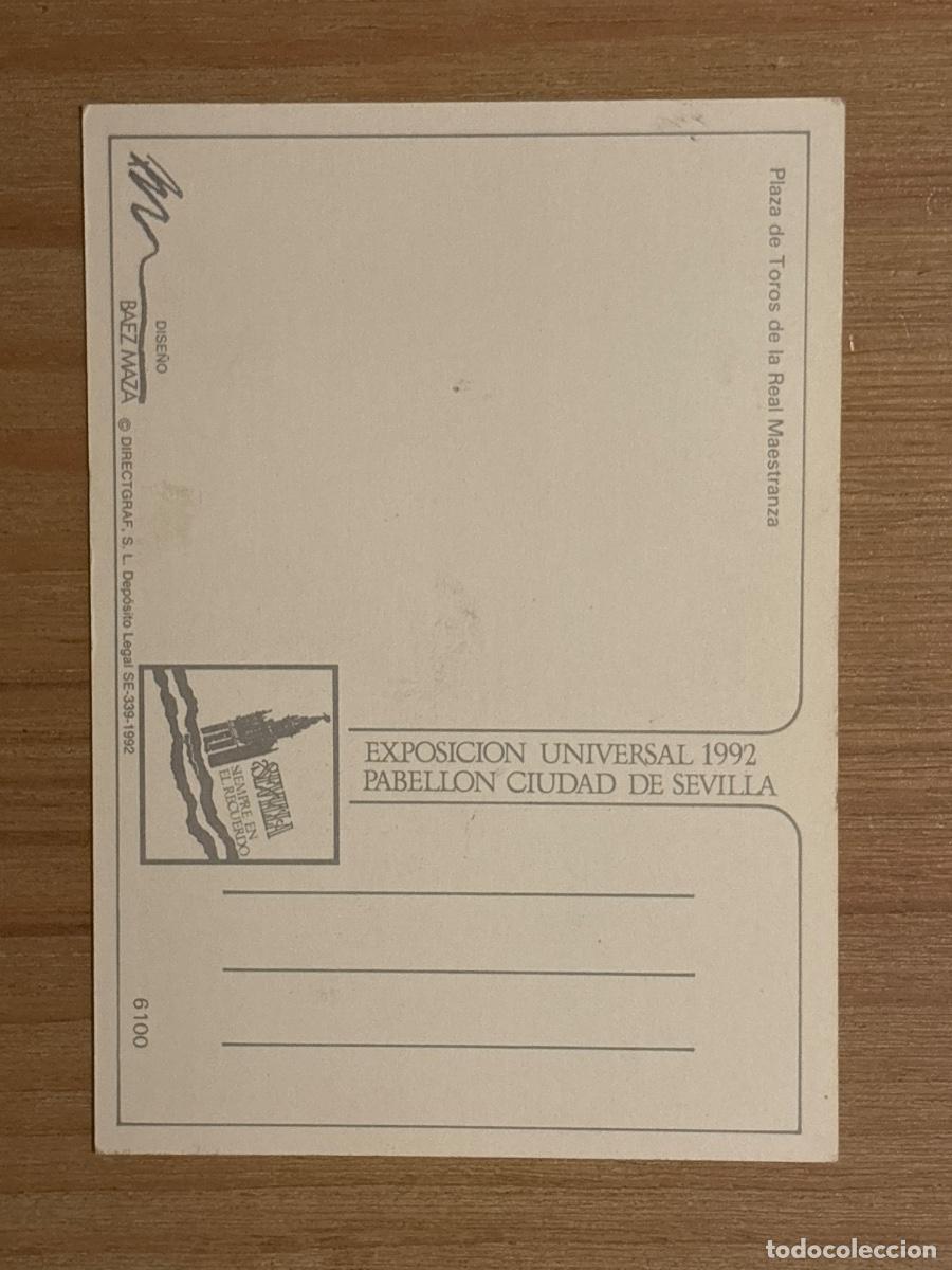Postales: B2. (15) POSTAL ORIGINAL EXPO 92 SEVILLA - Foto 2