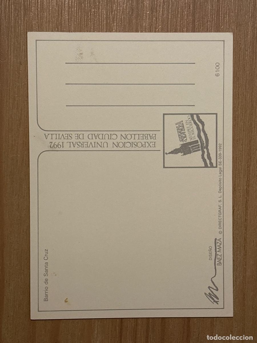 Postales: B2. (15) POSTAL ORIGINAL EXPO 92 SEVILLA - Foto 2