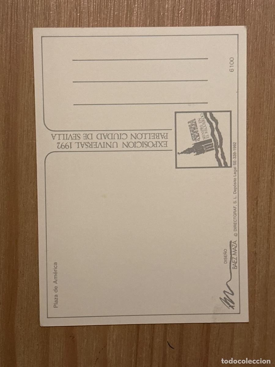 Postales: B2. (15) POSTAL ORIGINAL EXPO 92 SEVILLA - Foto 2