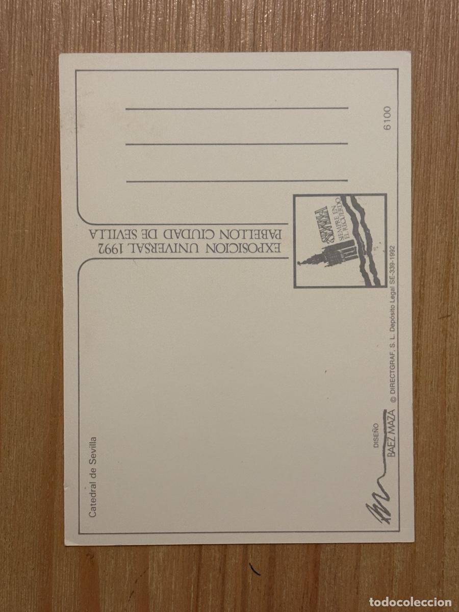 Postales: B2. (15) POSTAL ORIGINAL EXPO 92 SEVILLA - Foto 2