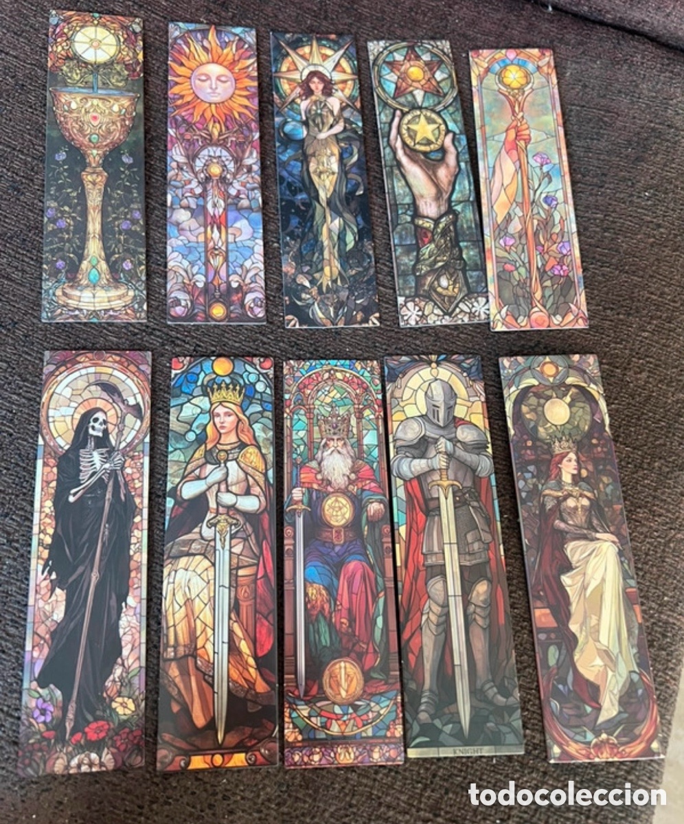Postales: Marcap&aacute;ginas tarot lote