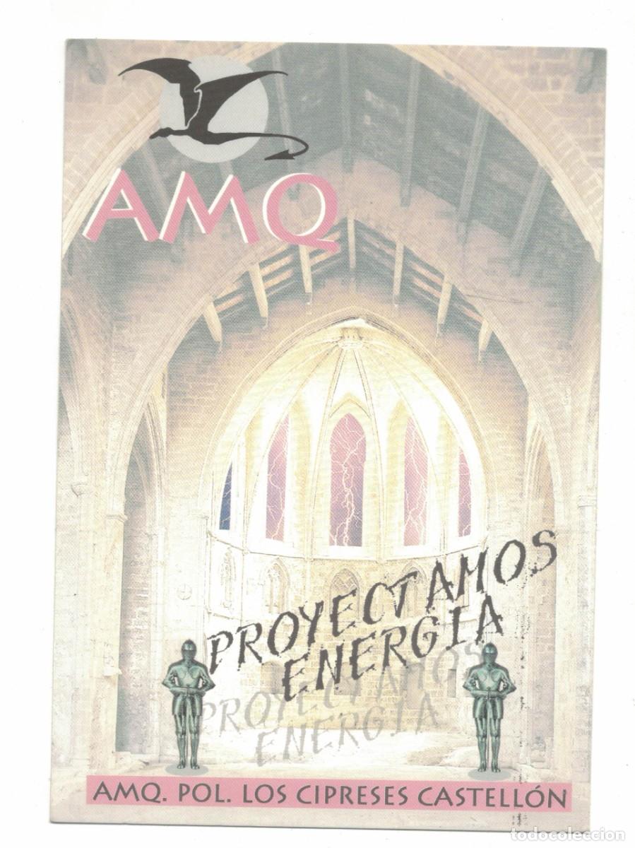 Postales: Postal publicitaria AMQ Proyectamos Energ&iacute;a Pol&iacute;gono Los Cipreses Castell&oacute;n a&ntilde;os 90