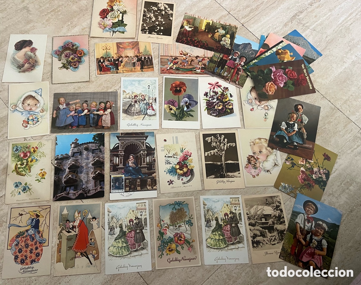 Postales: Lote postales vintage variadas