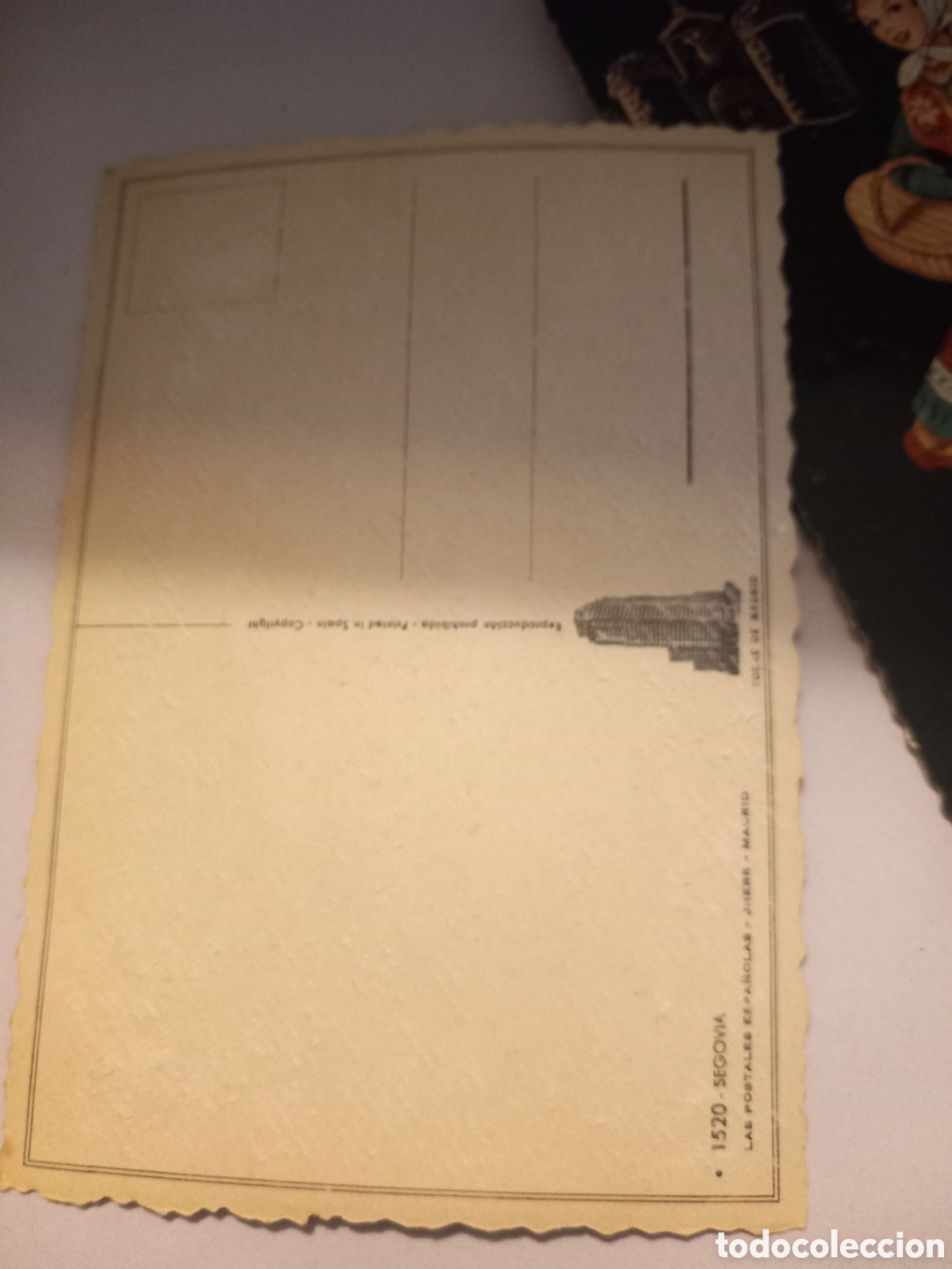 Postales: Lote de 4 postalea de trajes tipicos antiguas - Foto 3