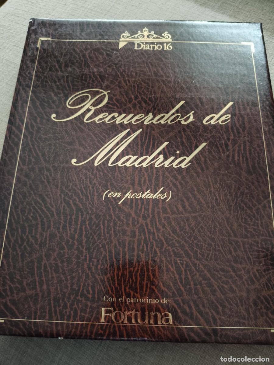 Postales: RECUERDOS DE MADRID (EN POSTALES). ALBUM CON 102 POSTALES EN BLANCO Y NEGRO. 1110 GRAMOS.